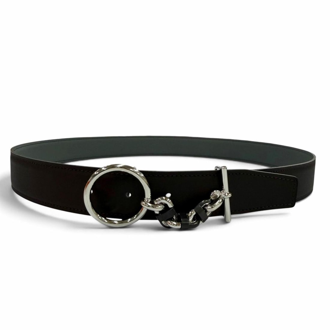 HERMES (Hermes) 2025 model belt buckle, sailor & leather kit, size 32, Veau Odyssey, Epsom, (1 of 11)