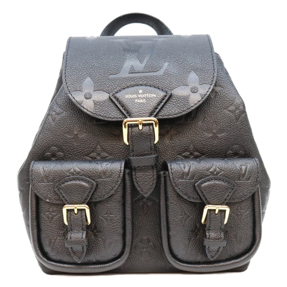 LOUIS VUITTON M47072 Empreinte Noir Backpack Rucksack Black Gold Hardware Women's: --- Catalog ---Category: SizeSize (HxWxD): 23cm x 11cm x 7.5cm / 9.05'' x 4.33'' x 2.95''Category: DesignType: BackpackColor: BlackGender: WomenMaterial: Monogram Empreinte Hardware Color: GoldCategor