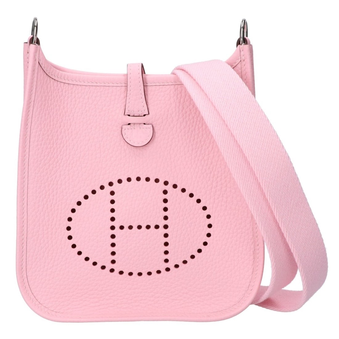 HERMES (Hermes) K-stamp Taurillon Evelyne 16TPM Amazon Shoulder Bag, Rose Sakura, Silver Hardware,: --- Catalog ---Category: SizeSize (HxWxD): 20cm x 17.5cm x 5.5cm / 7.87'' x 6.88'' x 2.16''Category: DesignType: Shoulder bagColor: Rose sakuraGender: WomenMaterial: Taurillon clemence leather Hardwar