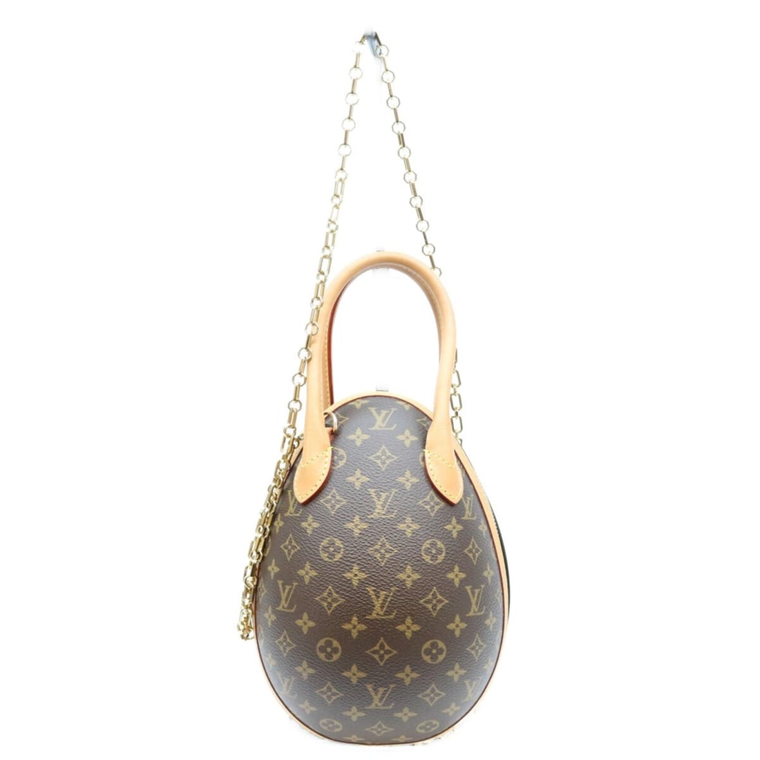 LOUIS VUITTON M44587 Monogram Egg Shoulder Bag, Brown with Gold Hardware, Women's: --- Catalog ---Category: SizeSize (HxWxD): 20cm x 12.5cm x 13.5cm / 7.87'' x 4.92'' x 5.31''Category: DesignType: Shoulder bagColor: BrownGender: WomenMaterial: Monogram Hardware Color: GoldCategory: 
