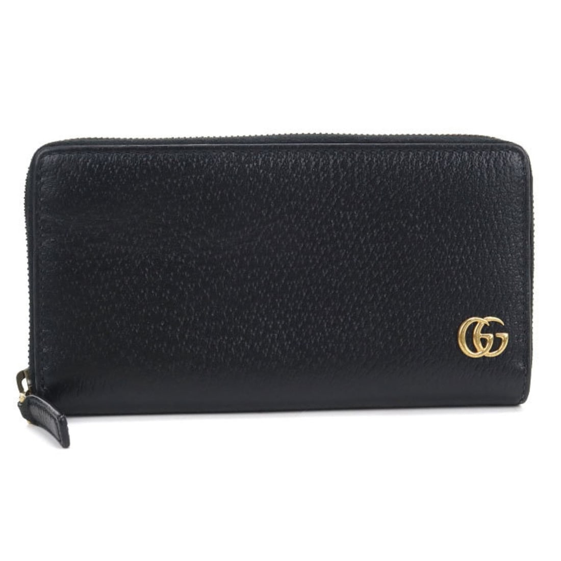 GUCCI Gucci Long Wallet, Round Zipper, 735845 GG Marmont, Women's, Black: --- Catalog ---Category: SizeSize (HxWxD): 10.5cm x 19cm x 2cm / 4.13'' x 7.48'' x 0.78''Category: DesignType: Long wallet (bi-fold)Color: BlackGender: WomenMaterial: Leather Category: GeneralMPN: 735