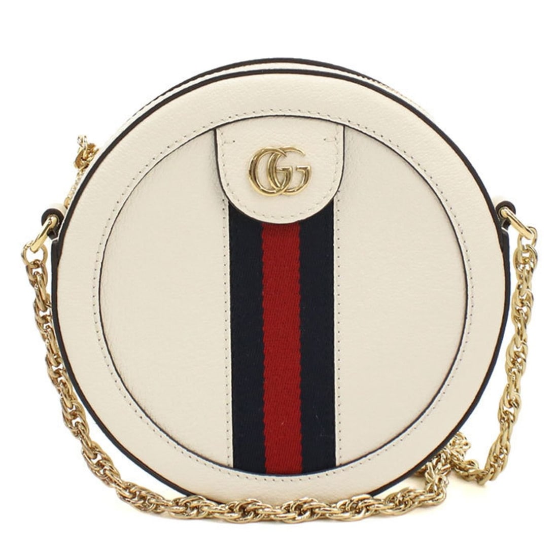 GUCCI Ophidia Shoulder Bag 550618 (Women's, White): --- Catalog ---Category: SizeSize (HxWxD): 18cm x 18cm x 4.5cm / 7.08'' x 7.08'' x 1.77''Category: DesignType: Shoulder bagColor: WhiteGender: WomenMaterial: Leather Hardware Color: GoldCategory: Gene