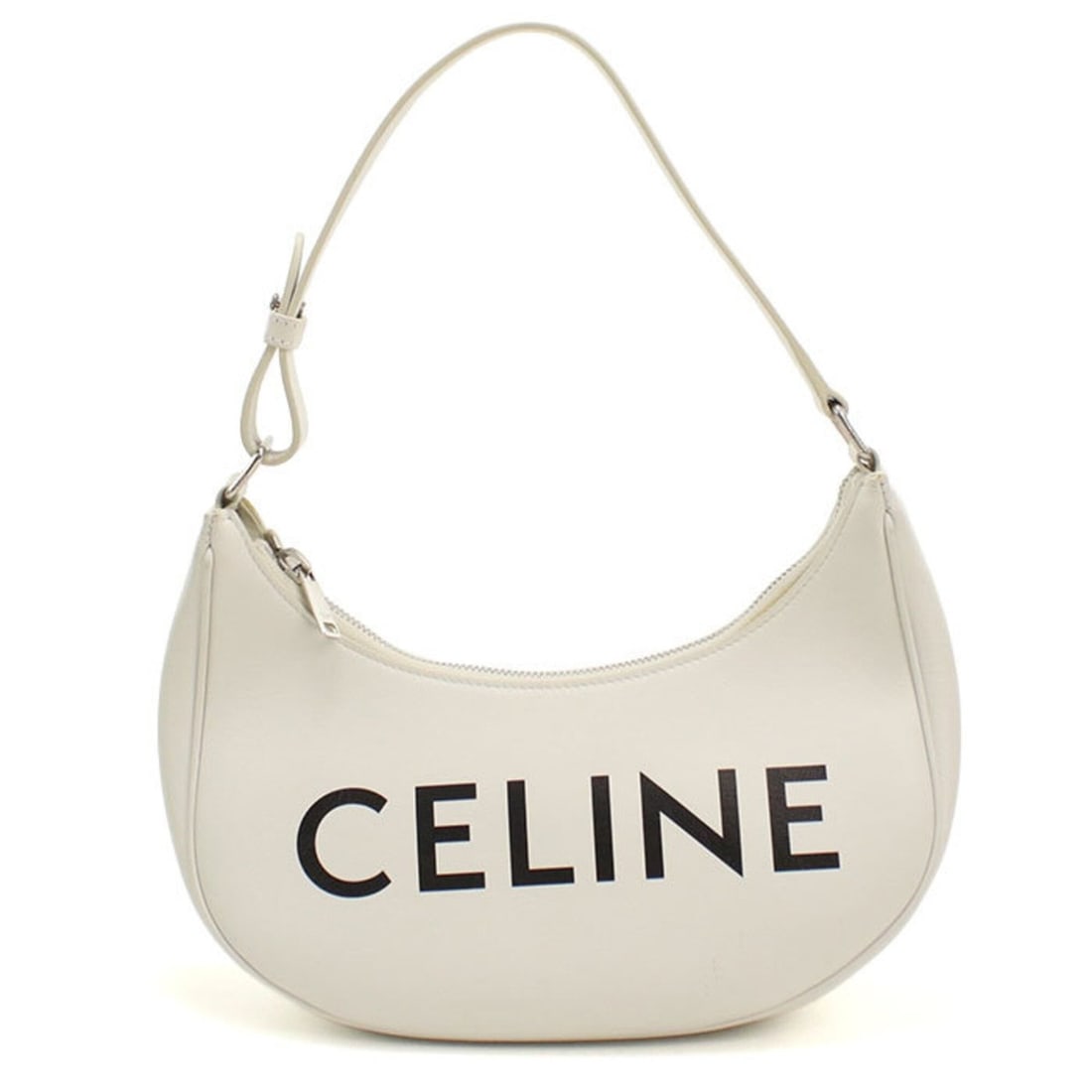 CELINE Celine Semi-Shoulder Bag 193953 One-Shoulder Ava Women's White: --- Catalog ---Category: SizeSize (HxWxD): 12cm x 22cm x 7cm / 4.72'' x 8.66'' x 2.75''Category: DesignType: Shoulder bagColor: WhiteGender: WomenMaterial: Leather Category: GeneralMPN: 193953Brand: C