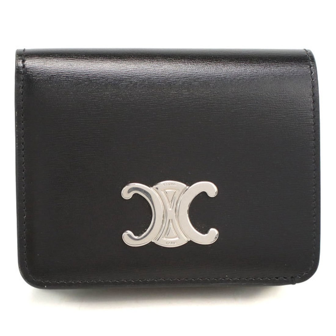 CELINE Triomphe Bi-fold Wallet for Women, Black (1 of 17)