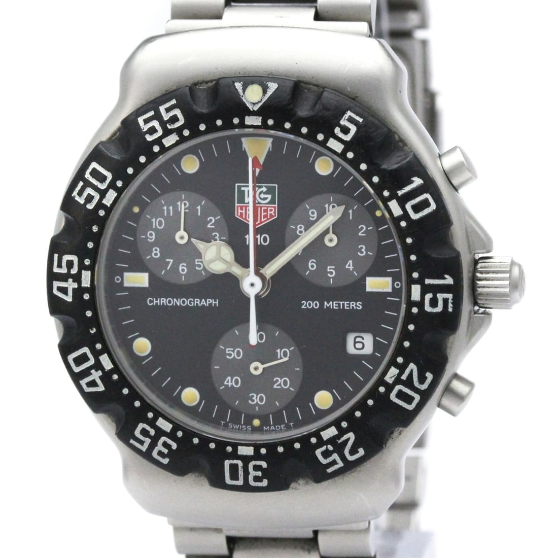 TAG HEUER 2000 Formula 1 Chronograph Steel Quartz Mens Watch CA1211 (1 of 10)