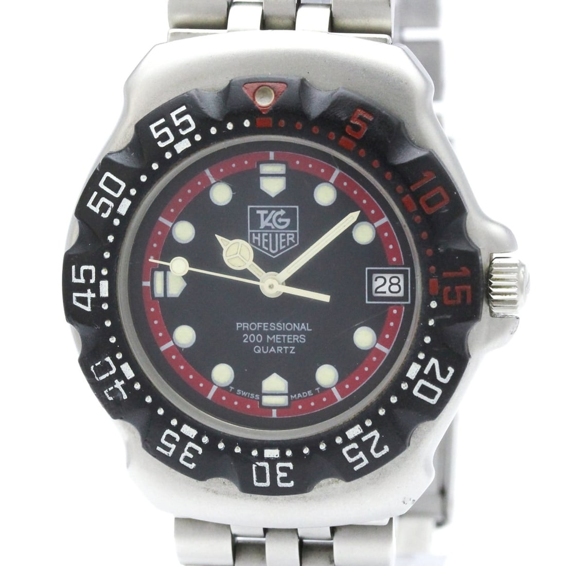 TAG HEUER Formula 1 Stainless Steel Quartz Mens Watch 374.513: --- Catalog ---Category: SizeCase Diameter: 35mm / 1.38''Category: DesignType: WristwatchStyle: SportGender: MenColor (Dial): BlackMaterial (Band): Stainless steelMaterial (Case): Stainless steelCateg