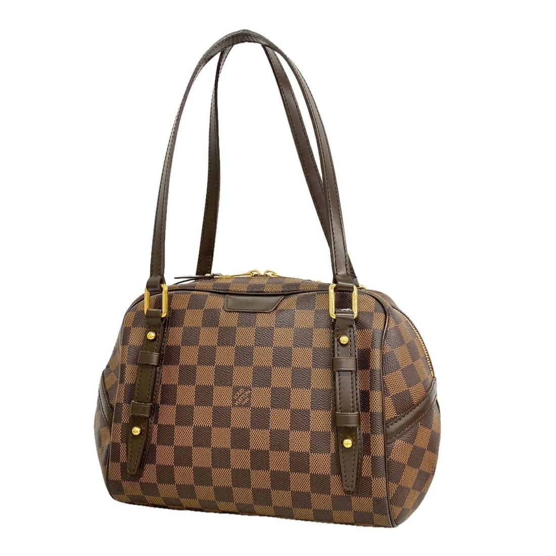 Louis Vuitton Damier Rivington PM Shoulder Bag N41157 Ebene (Women's): --- Catalog ---Category: SizeSize (HxWxD): 21.5cm x 24cm x 12cm / 8.46'' x 9.44'' x 4.72''Category: DesignType: Shoulder bagColor: EbeneGender: WomenCategory: GeneralMPN: N41157Brand: Louis Vuitton---