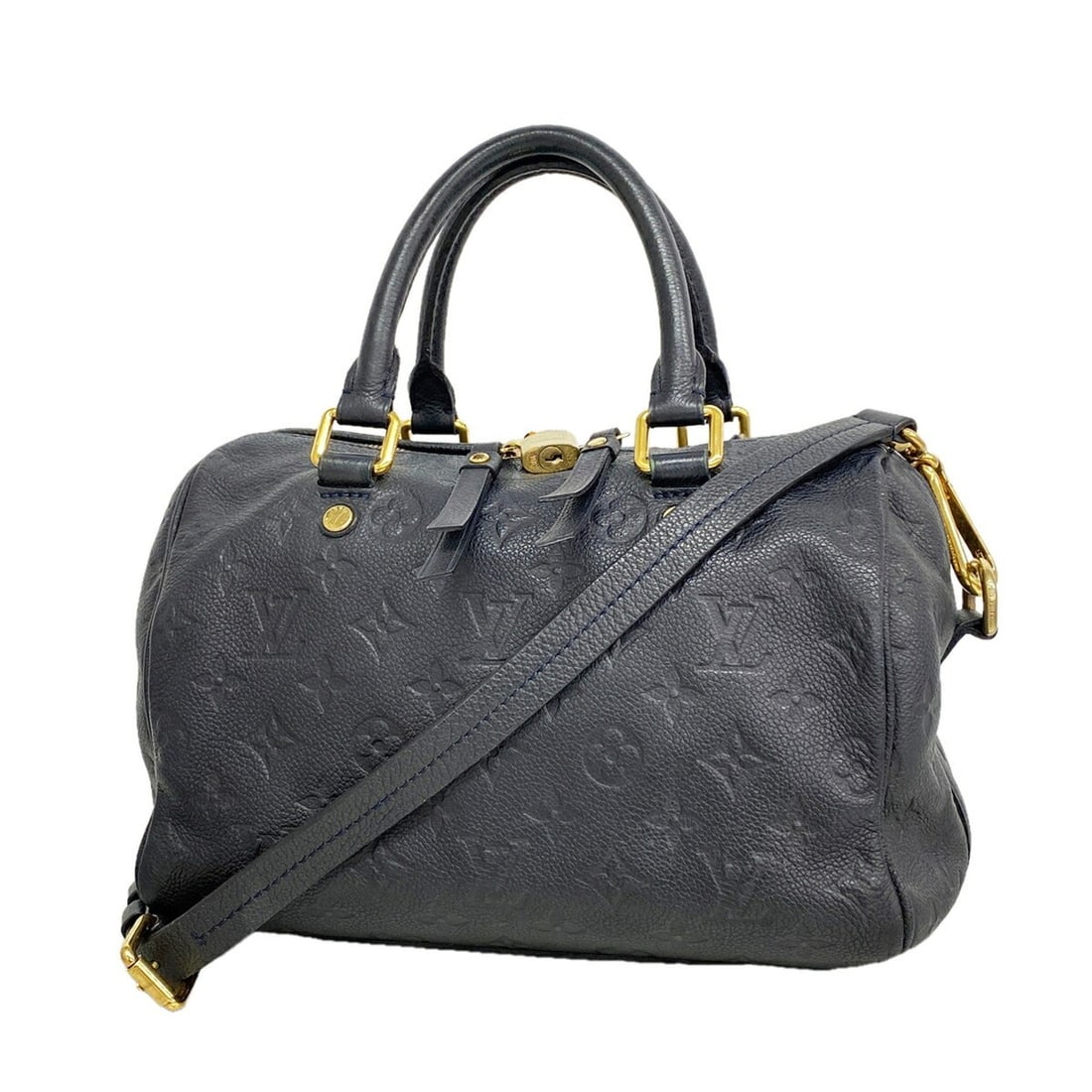 Louis Vuitton Monogram Empreinte Speedy Bandoulière 25 Handbag M40762 Infini 2-way bag for women: --- Catalog ---Category: SizeSize (HxWxD): 19cm x 26cm x 16cm / 7.48'' x 10.23'' x 6.29''Category: DesignType: HandbagColor: InfiniGender: WomenCategory: GeneralMPN: M40762Brand: Louis Vuitton--- Item