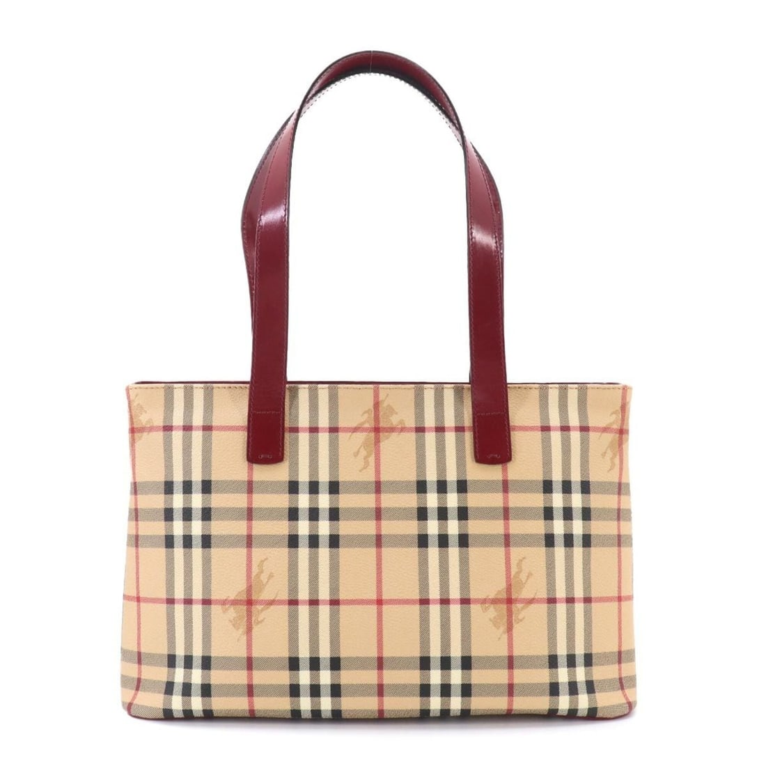 Burberry Nova Check Tote Handbag, Leather, Beige, Red, Gold Hardware.: --- Catalog ---Category: SizeSize (HxWxD): 23cm x 35cm x 13.5cm / 9.05'' x 13.77'' x 5.31''Category: DesignType: Tote bagColor: Beige, Red colorGender: WomenMaterial: PVC , Leather Category: GeneralBr