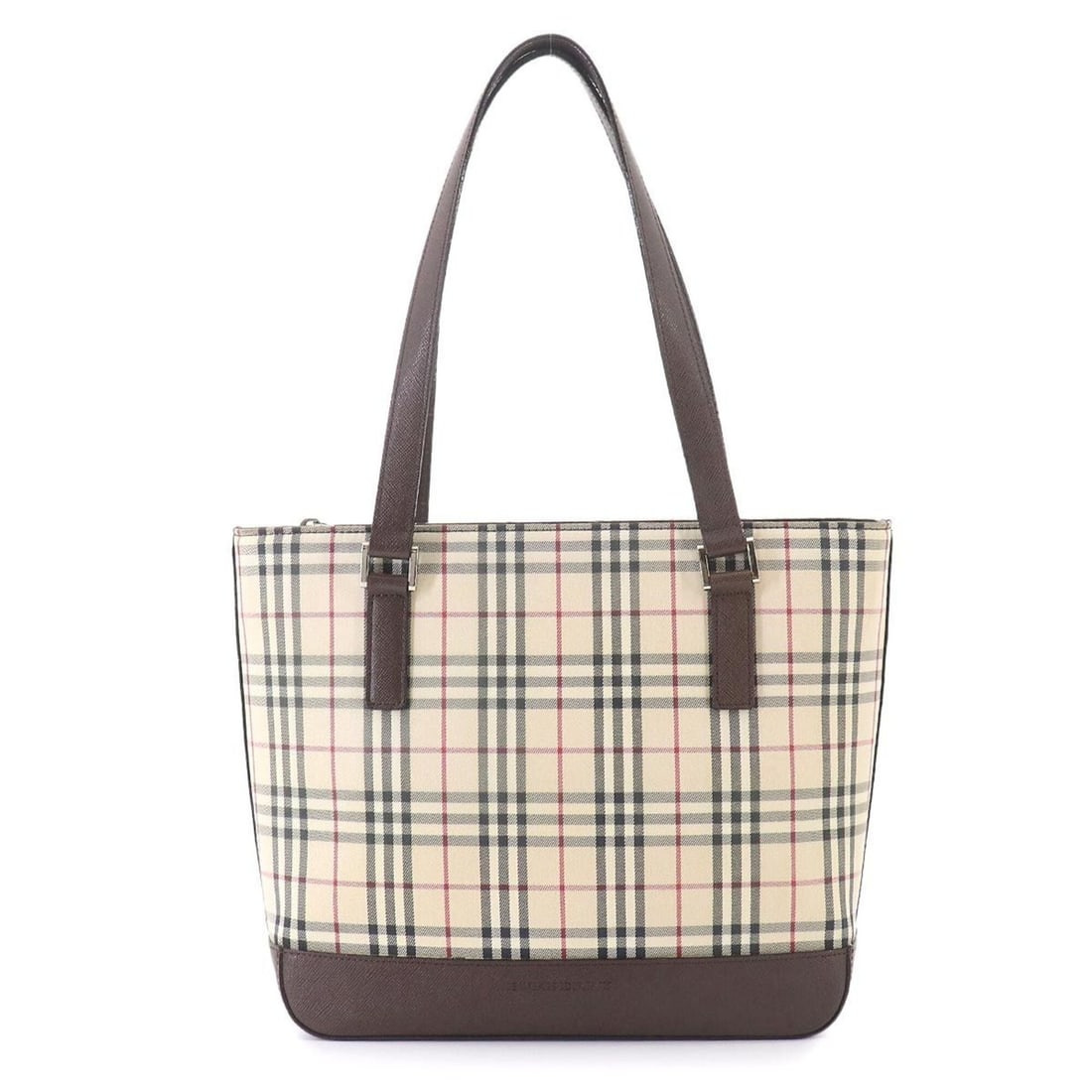 Burberry Nova Check Handbag, Canvas and Leather, Beige Brown.: --- Catalog ---Category: SizeSize (HxWxD): 23cm x 25cm x 9cm / 9.05'' x 9.84'' x 3.54''Category: DesignType: HandbagColor: Beige, BrownGender: WomenMaterial: Canvas , Leather Category: GeneralBrand: B