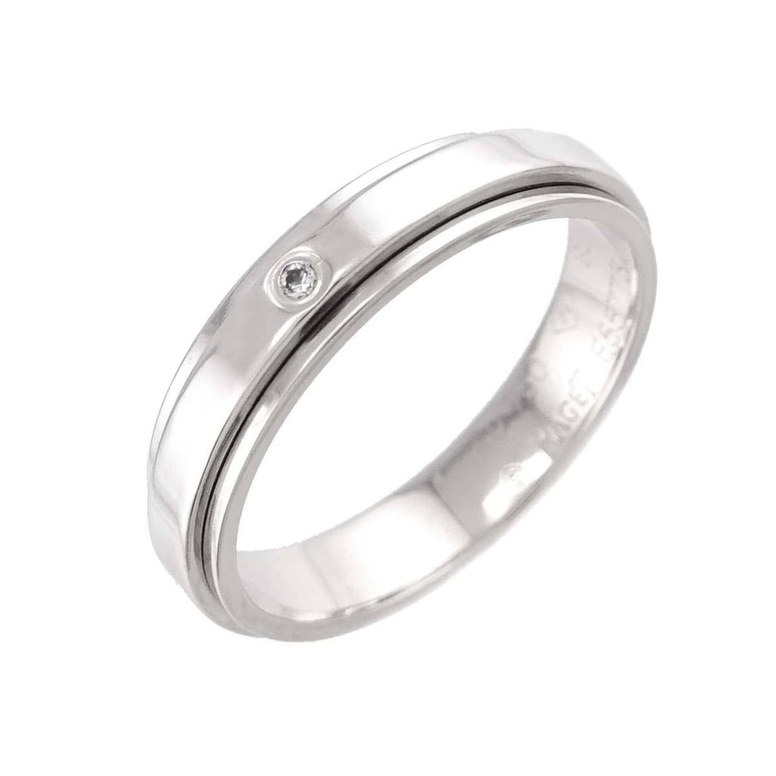 Piaget Possession Ring #62, Diamond, 18K White Gold (750): --- Catalog ---Category: SizeJP Size: 21US Size: 10Category: DesignType: Band ringGender: Women,MenMaterial: White gold (18K)Category: GeneralBrand: Piaget--- Item List ---Section: ConditionRanking: R
