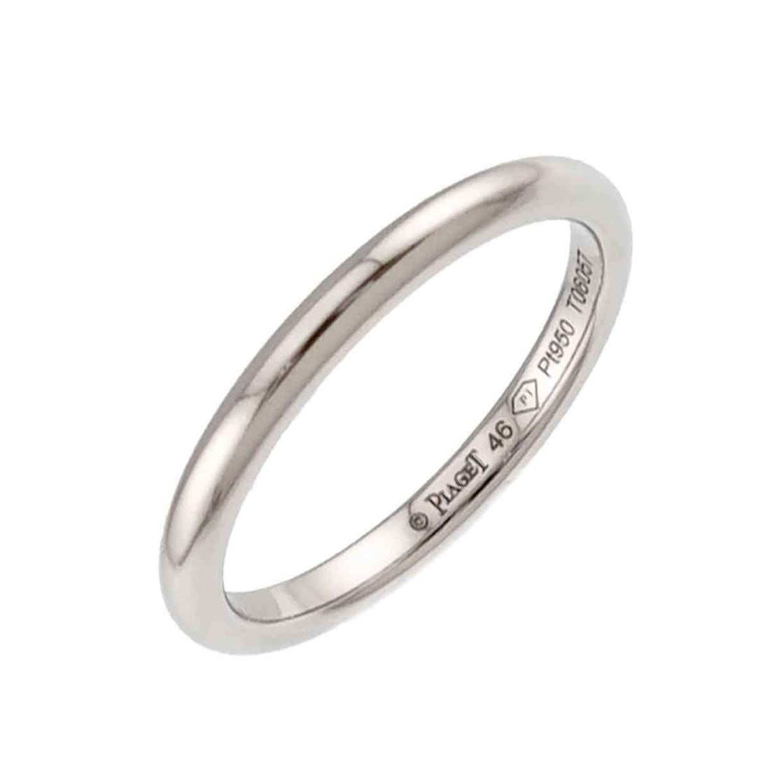 Piaget Limelight #46 Ring, Platinum.: --- Catalog ---Category: SizeUS Size: 3.5Brand Size: 46Category: DesignType: Band ringGender: WomenMaterial: Platinum 950Category: GeneralBrand: Piaget--- Item List ---Section: ConditionRanking: Rank 