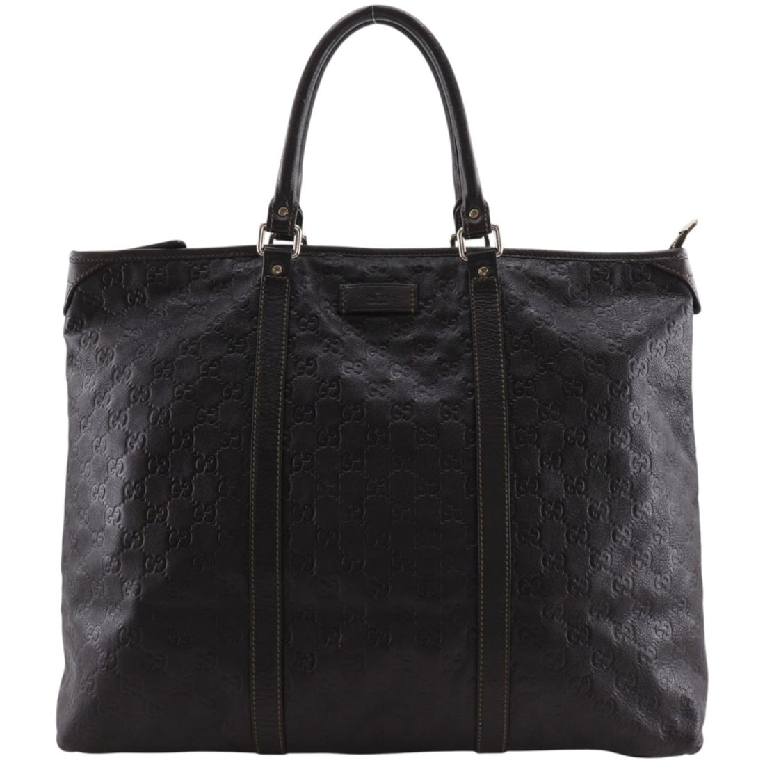 Gucci GUCCI Travel Bag Boston GG 201482 Shima Leather Brown A4 bag Unisex: --- Catalog ---Category: SizeWeight: 920g / 2.02lb.Handle Drop: 15.00cm / 5.91''Size (HxWxD): 36cm x 44cm x 23cm / 14.17'' x 17.32'' x 9.05''Category: DesignType: Boston bagColor: BrownGender: Unisex,