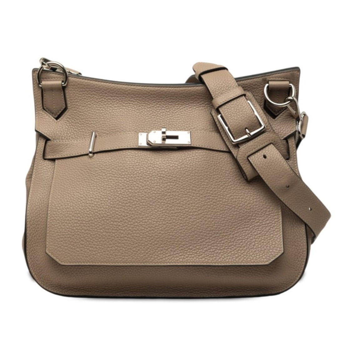 Hermes Jypsiere 34 Shoulder Bag ?N 2010 Beige Taurillon Clemence Leather Women's HERMES: --- Catalog ---Category: SizeSize (HxWxD): 27cm x 33cm / 10.62'' x 12.99''Category: DesignType: Shoulder bagColor: BeigeGender: WomenMaterial: Taurillon clemence leather Category: GeneralLine: Jypsier