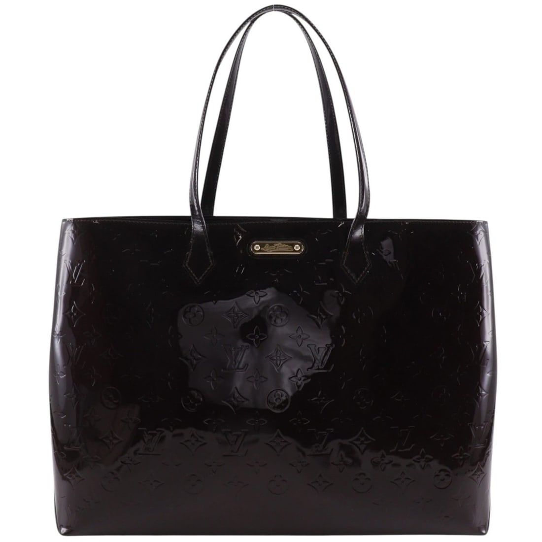 Louis Vuitton Wilscher GM Tote Bag M91649 Monogram Vernis Alamante MI2160 A4 Women's: --- Catalog ---Category: SizeWeight: 870g / 1.91lb.Handle Drop: 22.00cm / 8.66''Size (HxWxD): 31cm x 43cm x 14cm / 12.2'' x 16.92'' x 5.51''Category: DesignType: Tote bagColor: Red color, WineGender: 