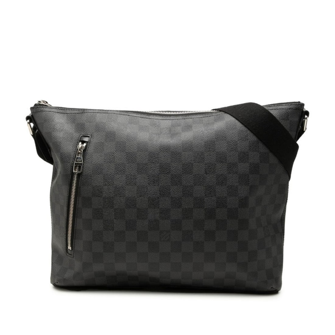 Louis Vuitton Damier Graphite Mick MM Crossbody Shoulder Bag N41106 Black Leather Men's LOUIS: --- Catalog ---Category: SizeSize (HxWxD): 29cm x 42cm x 11cm / 11.41'' x 16.53'' x 4.33''Category: DesignType: Shoulder bagColor: BlackGender: MenMaterial: PVC , Leather Category: GeneralLine: Damier
