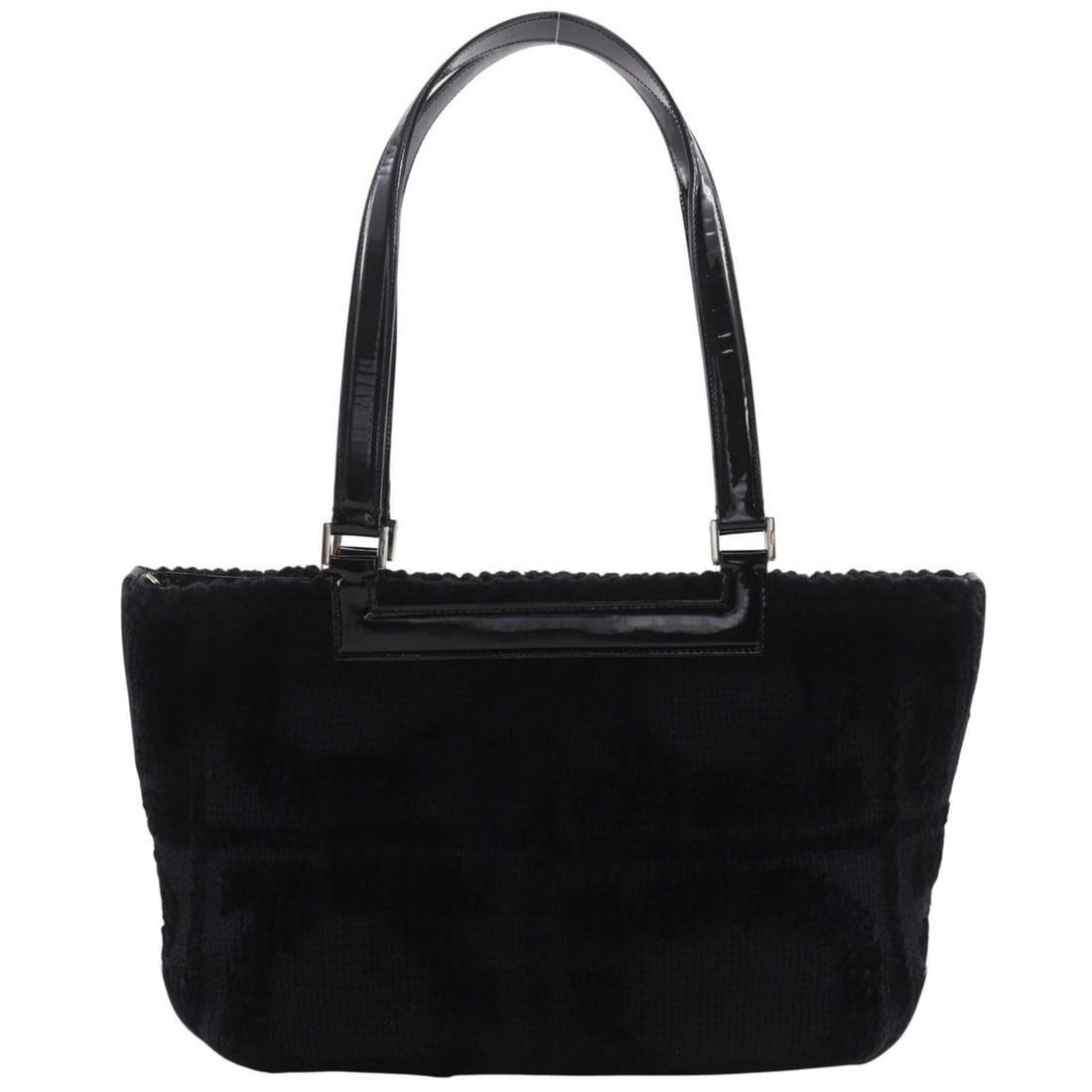 Salvatore Ferragamo Gancini Tote Bag DV-21 0829 Enamel x Wool Black A4 Women's: --- Catalog ---Category: SizeWeight: 730g / 1.6lb.Handle Drop: 25.00cm / 9.84''Size (HxWxD): 23cm x 27cm x 11cm / 9.05'' x 10.62'' x 4.33''Category: DesignType: Tote bagColor: BlackGender: WomenMateri