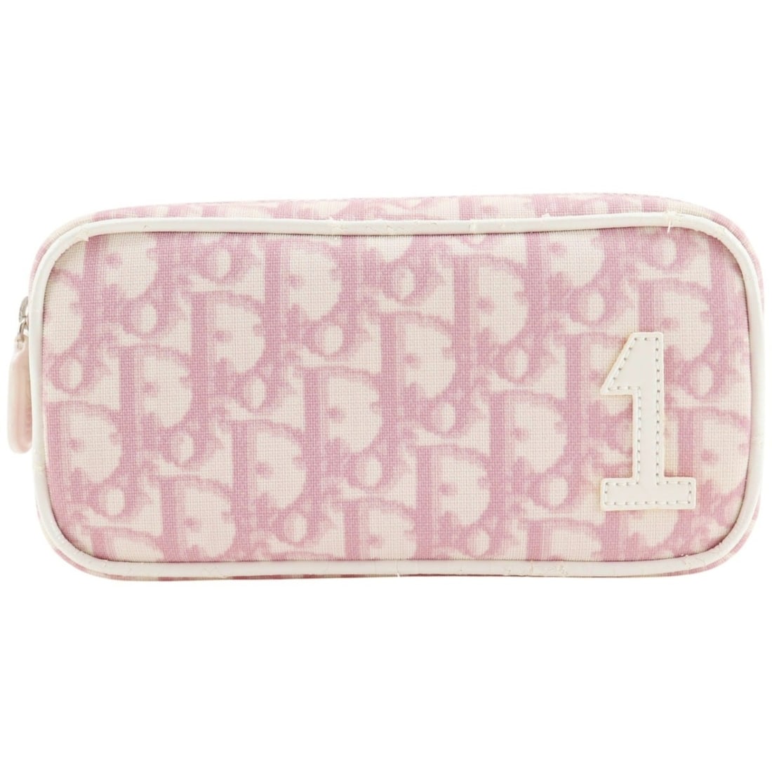 Christian Dior Trotter No.1 Pouch, Novelty Item, Nylon Canvas, Pink, Women's: --- Catalog ---Category: SizeWeight: 90g / 3.17oz.Size (HxWxD): 9cm x 18cm x 5cm / 3.54'' x 7.08'' x 1.96''Category: DesignType: PouchColor: PinkGender: WomenMaterial: Nylon canvas Category: GeneralLi