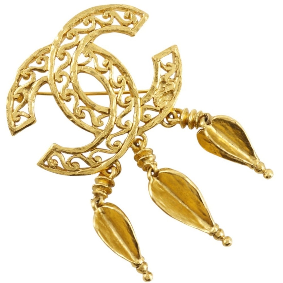 Chanel Coco Mark Brooch, Gold Plated, 1995, 95A, Approx. 20g, Women's.: --- Catalog ---Category: SizeWeight: 20g / 0.7oz.Size (HxWxD): 7cm x 4.5cm / 2.75'' x 1.77''Category: DesignType: BroochColor: GoldGender: WomenMaterial: Gold platingCategory: GeneralLine: CocoBrand: 