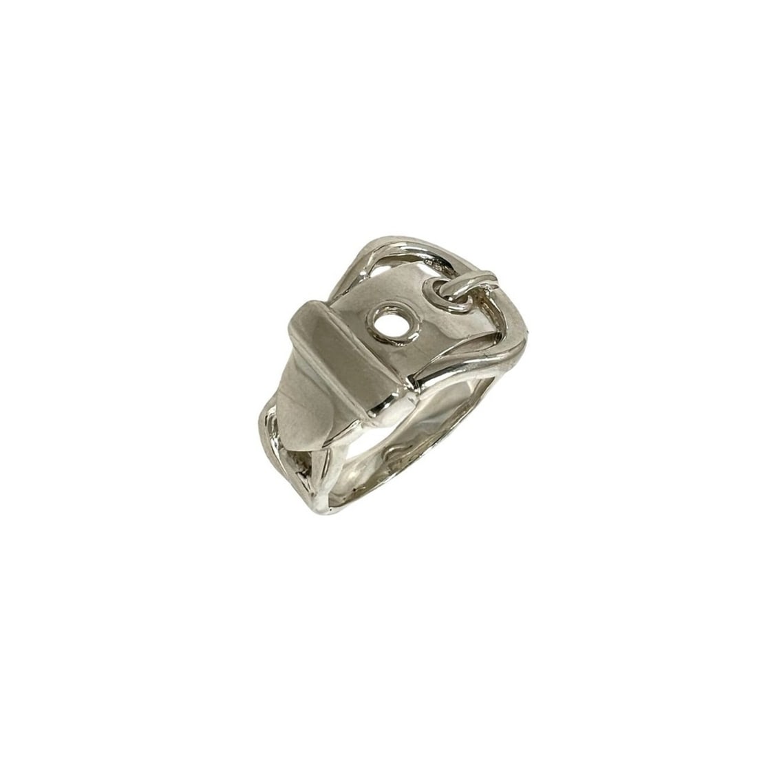 HERMES Vintage Boucles Sellier Ring, Sterling Silver 925, Accessory, Silver, 45497: --- Catalog ---Category: SizeJP Size: 12US Size: 6.5Category: DesignType: Band ringColor: SilverGender: WomenMaterial: Silver 925Category: GeneralBrand: Hermes--- Item List ---Section: ConditionRankin