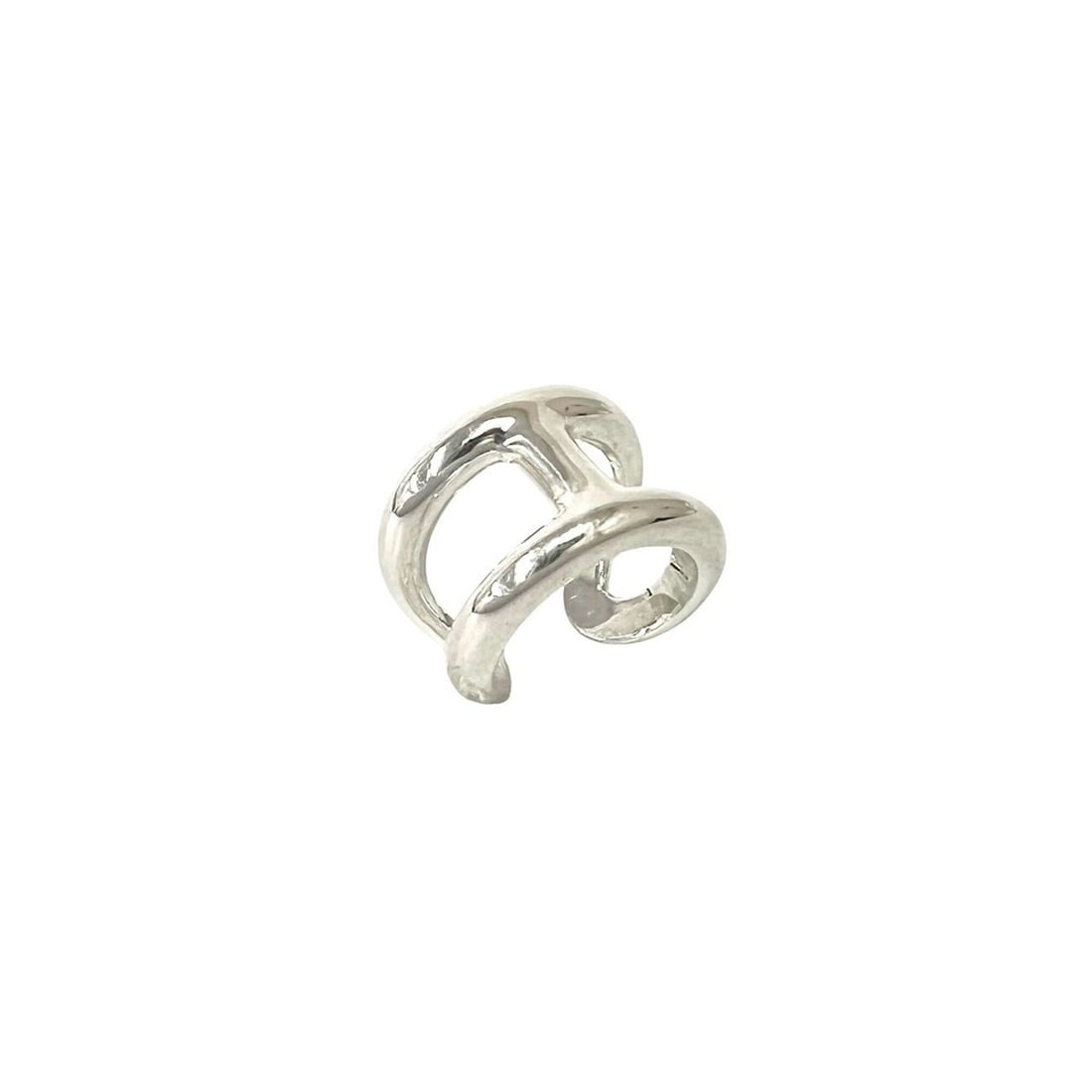 HERMES Osmo's GM Ring, Sterling Silver 925, Size #51, Accessory, Item Number 45472 (1 of 18)