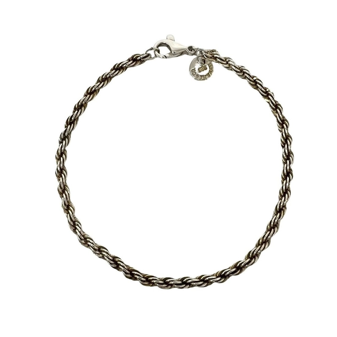 TIFFANY&Co. Tiffany Twist Rope Bracelet, Sterling Silver 925, 94950: --- Catalog ---Category: SizeLength: 17.5cm / 6.88''Category: DesignType: Charm braceletColor: SilverGender: WomenMaterial: Silver 925Category: GeneralBrand: Tiffany--- Item List ---Section: Condition