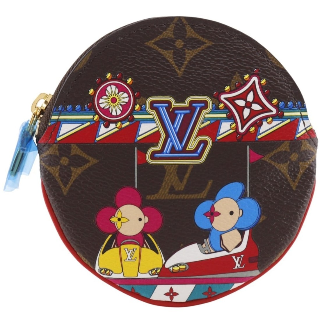 Louis Vuitton Portemonnaie Ron Vivienne Coin Case, 2020 Holiday Limited Edition, M69749, Monogram: --- Catalog ---Category: SizeWeight: 40g / 1.41oz.Size (HxWxD): 10cm x 10cm x 1.5cm / 3.93'' x 3.93'' x 0.59''Category: DesignType: Coin purse/coin caseColor: BrownGender: Unisex,Women,MenMaterial: Mo