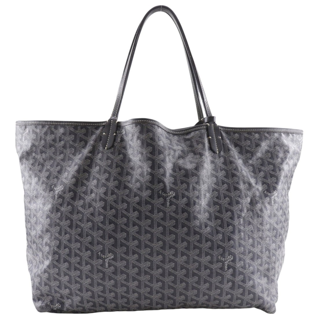 Goyard Saint Louis GM Tote Bag, PVC, Gray, A4 Size, Unisex: --- Catalog ---Category: SizeWeight: 370g / 13.05oz.Handle Drop: 20.00cm / 7.87''Size (HxWxD): 31cm x 39cm x 18cm / 12.2'' x 15.35'' x 7.08''Category: DesignType: Tote bagColor: GrayGender: Unisex,Wom