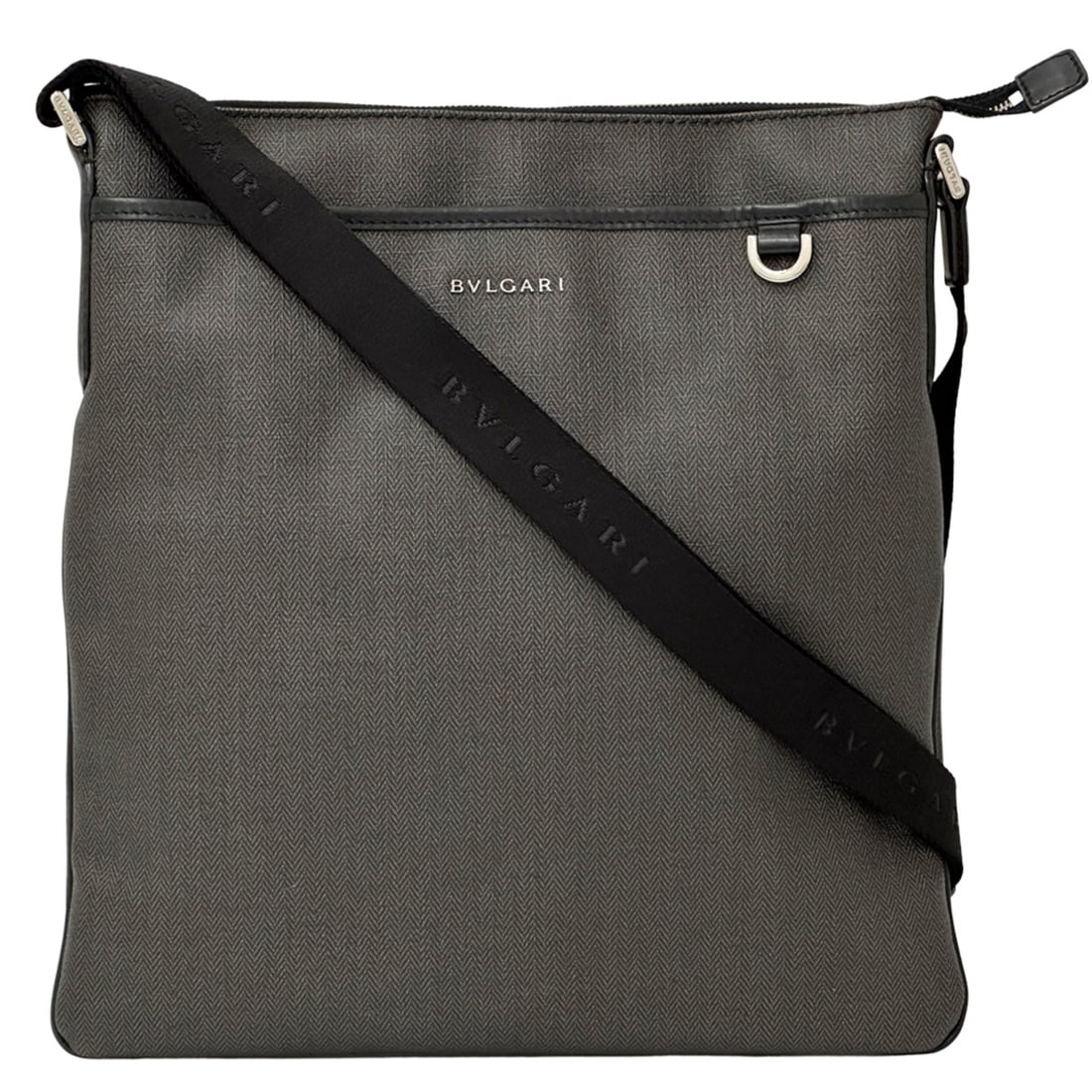 BVLGARI Weekend Shoulder Bag (Gray/Black) - Women's & Men's Handbag Crossbody: --- Catalog ---Category: SizeSize (HxWxD): 37cm x 35cm / 14.56'' x 13.77''Category: DesignType: Handbag, Shoulder bagColor: Black, GrayGender: Men,WomenMaterial: PVC Category: GeneralBrand: BvlgariCou