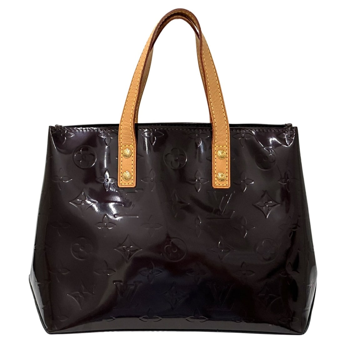 Louis Vuitton LOUIS VUITTON handbag, Monogram Vernis, women's brand Lead PM, Amarante, wine red,: --- Catalog ---Category: SizeSize (HxWxD): 17.5cm x 22cm x 10cm / 6.88'' x 8.66'' x 3.93''Category: DesignType: HandbagColor: Amarante, Red color, WineGender: WomenMaterial: Monogram Vernis Category: 