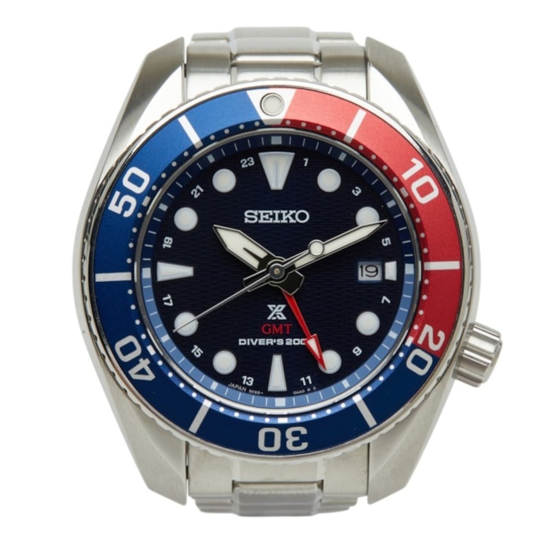 Seiko Prospex GMT Watch 5K65-0AA0 Solar Black Dial Stainless Steel Men's SEIKO: --- Catalog ---Category: SizeWrist Size: 14.5cm / 5.7''Case Diameter: 45mm / 1.77''Category: DesignType: WristwatchGender: MenColor (Dial): BlackMaterial (Band): Stainless steelMaterial (Case): Stainl