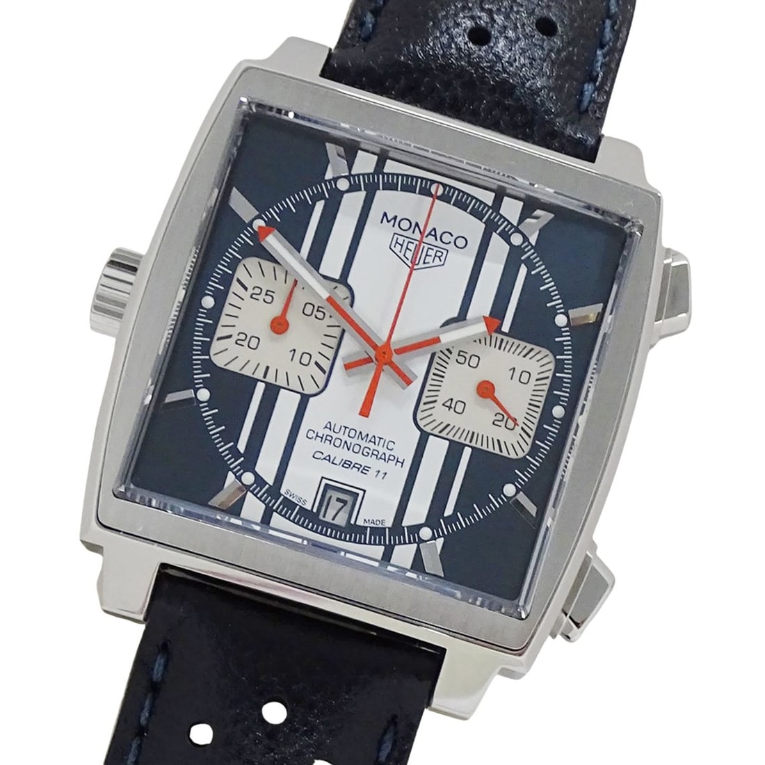 TAG Heuer Monaco CAW211D FC6300 Men's Watch, Brand Chronograph, Steve McQueen, Automatic Movement, (1 of 10)