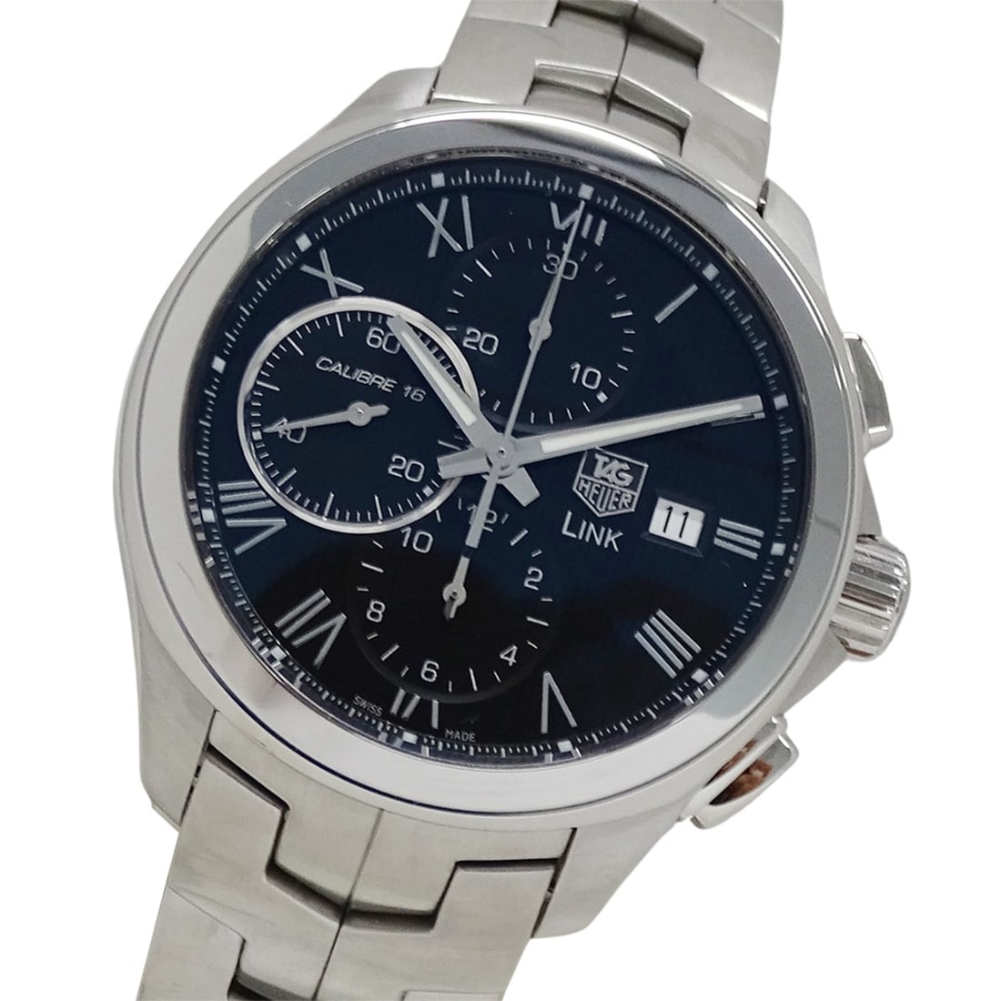TAG Heuer Link CAT2012 BA0952 Men's Watch, Brand Chronograph, Caliber 16, Automatic Movement,: --- Catalog ---Category: SizeWrist Size: 18cm / 7.08''Case Diameter: 43mm / 1.69''Category: DesignType: WristwatchGender: MenColor (Dial): BlackMaterial (Band): Stainless steelMaterial (Case): Stainle