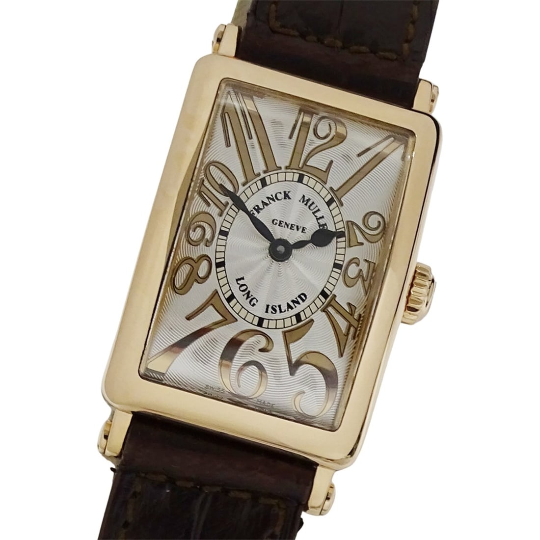 Franck Muller Long Island 902QZ Women's Watch, Brand, Quartz, 750PG, Pink Gold, Leather Strap, (1 of 14)