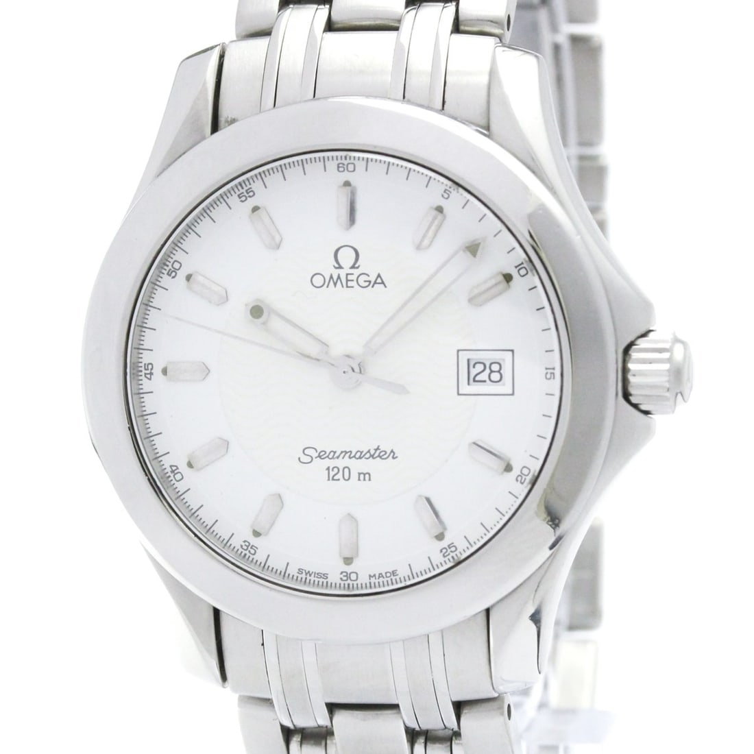 OMEGA Seamaster 120M Steel Quartz Mens Watch 2511.21 Polished: --- Catalog ---Category: SizeCase Diameter: 36mm / 1.42''Category: DesignType: WristwatchStyle: SportGender: MenColor (Dial): WhiteMaterial (Band): Stainless steelMaterial (Case): Stainless steelCateg