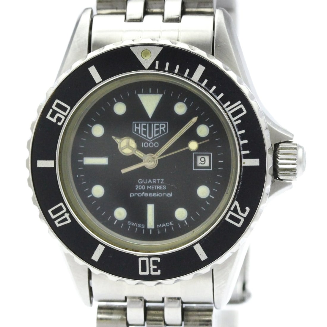 TAG HEUER 1000 Stainless Steel Quartz Ladies Watch 980.015: --- Catalog ---Category: SizeCase Diameter: 32mm / 1.26''Category: DesignType: WristwatchStyle: SportGender: WomenColor (Dial): BlackMaterial (Band): Stainless steelMaterial (Case): Stainless steelCat
