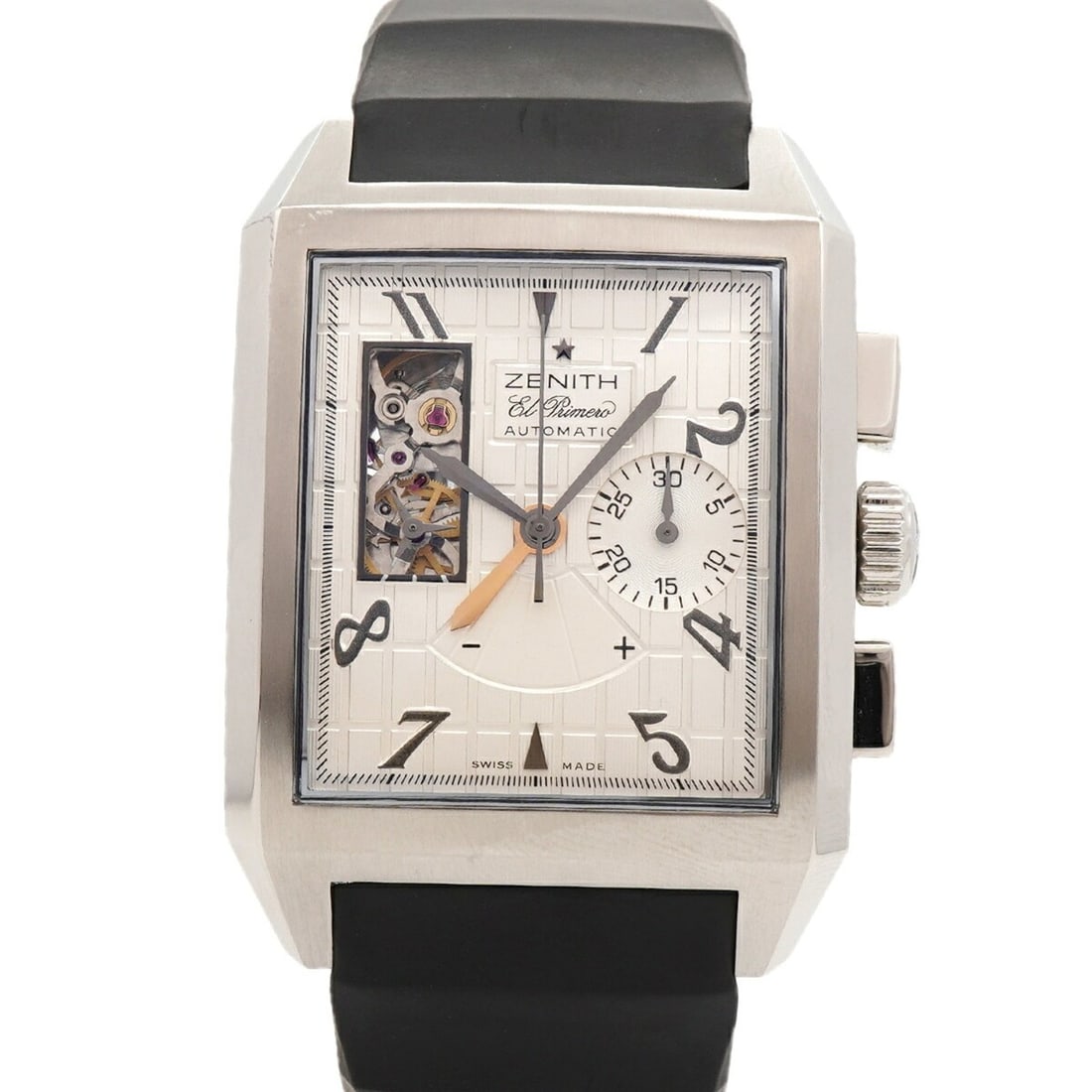 Zenith Port Royal 03.0540.4021 White Dial Men's Watch: --- Catalog ---Category: SizeWrist Size: 18.5cm / 7.28''Case Diameter: 34.2mm / 1.35''Category: DesignType: WristwatchGender: MenColor (Dial): WhiteMaterial (Band): RubberCategory: GeneralMPN: 03.0540