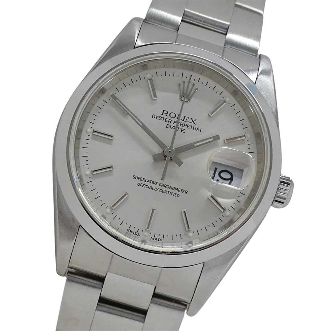 Rolex Oyster Perpetual Date 15200 A-series Men's Watch, Automatic Movement, Stainless Steel (SS), (1 of 16)