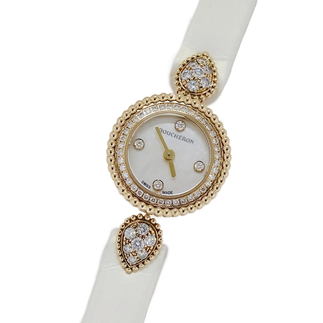 Boucheron BOUCHERON Women's Watch, Serpent Bohème, Shell Diamond Quartz, 750PG Pink Gold Satin (1 of 12)