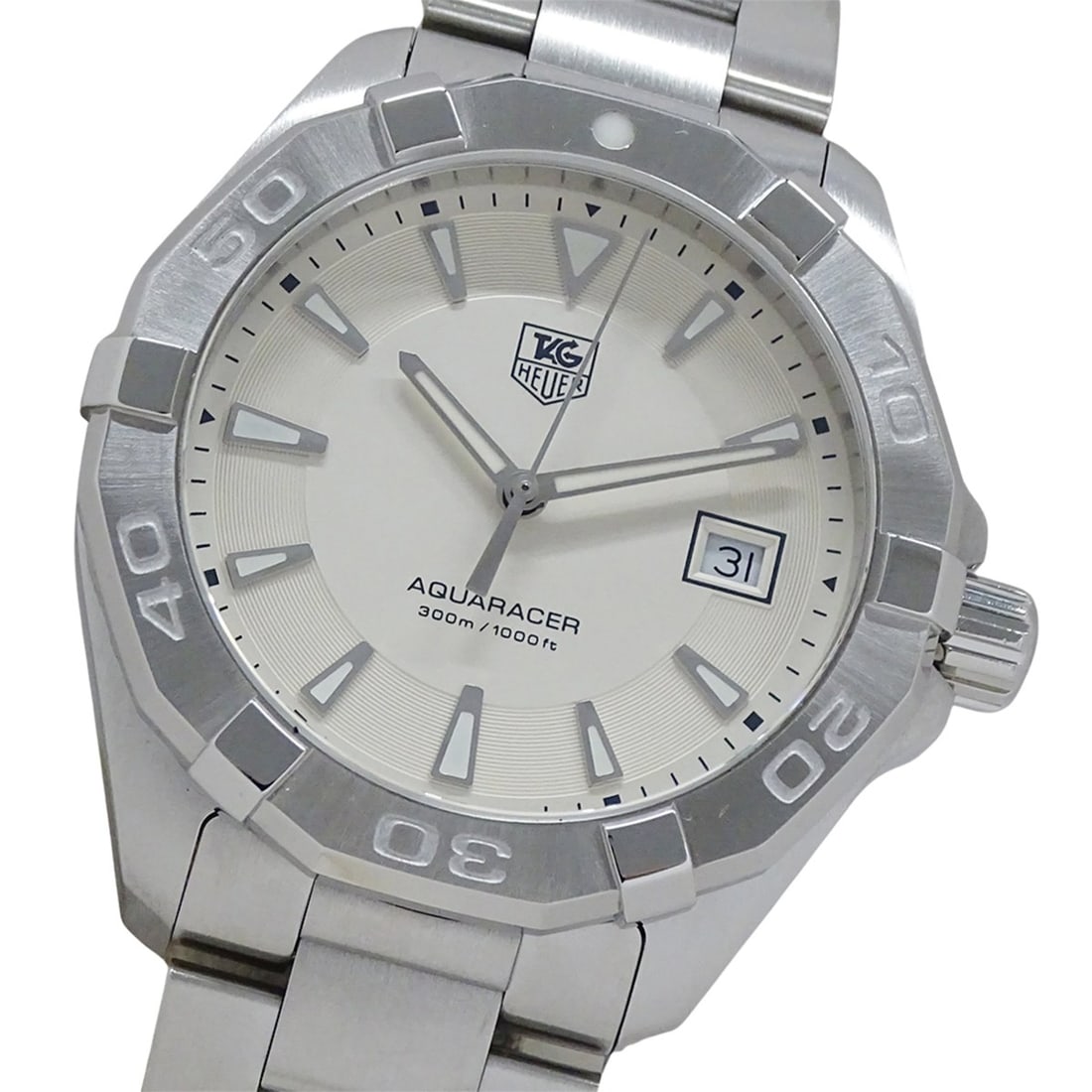 TAG Heuer Aquaracer WAY1111 BA0928 Men's Watch, Brand Name, Date, Quartz, Stainless Steel (SS),: --- Catalog ---Category: SizeWrist Size: 17.5cm / 6.88''Case Diameter: 41mm / 1.61''Category: DesignType: WristwatchGender: MenColor (Dial): WhiteMaterial (Band): Stainless steelMaterial (Case): Stain