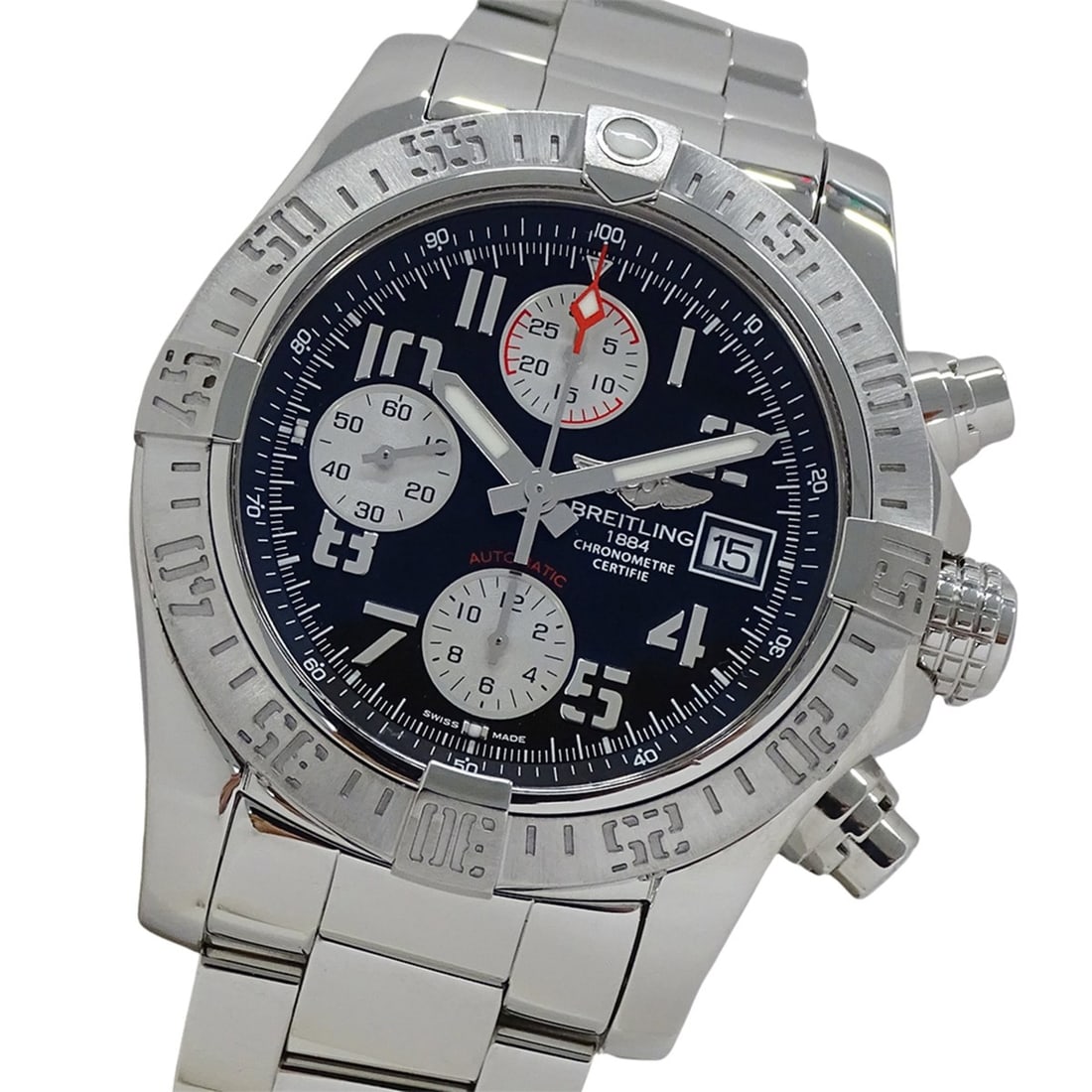 Breitling Avenger II A13381 Men's Watch, Brand: Breitling, Chronograph, Date, Automatic, Stainless (1 of 16)