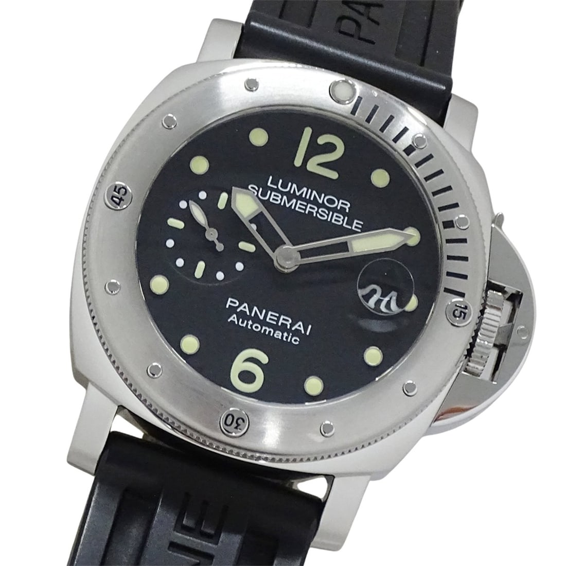Panerai Luminor Submersible PAM01024 Men's Watch, Brand Name, Date, Automatic Movement, Stainless: --- Catalog ---Category: SizeWrist Size: 18.5cm - 23cm / 7.28'' - 9.05''Case Diameter: 44mm / 1.73''Category: DesignType: WristwatchGender: MenColor (Dial): BlackMaterial (Band): RubberMaterial (Case)