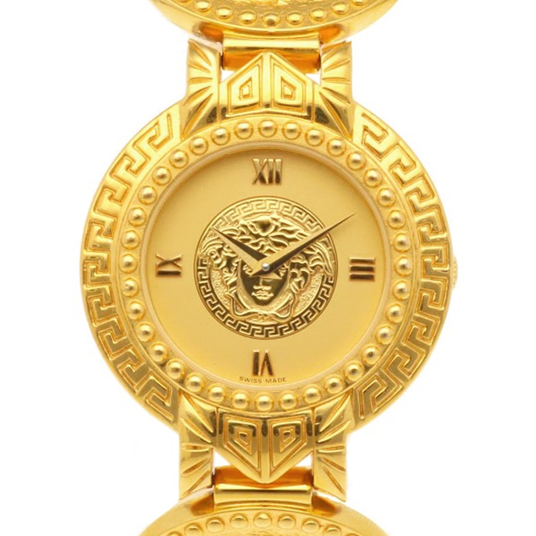 Versace watch, GP 7008002 quartz watch for men and women, VERSACE Medusa coin watch. (1 of 11)