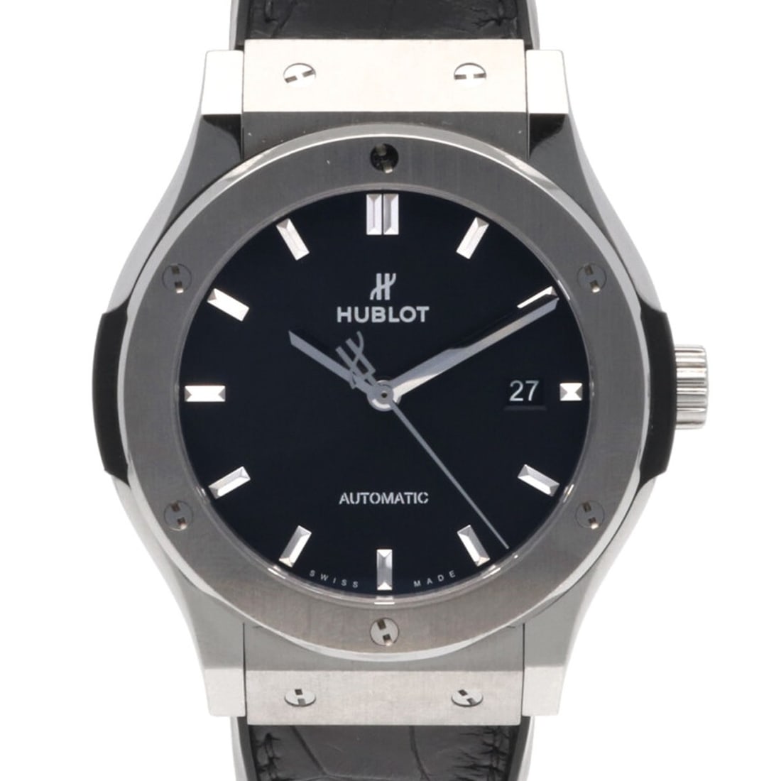 Hublot Classic Fusion Titanium Men's Watch: --- Catalog ---Category: SizeWrist Size: 15cm - 19cm / 5.9'' - 7.48''Case Diameter: 39mm / 1.54''Category: DesignType: WristwatchGender: MenColor (Dial): BlackMaterial (Case): TitaniumCategory: Genera