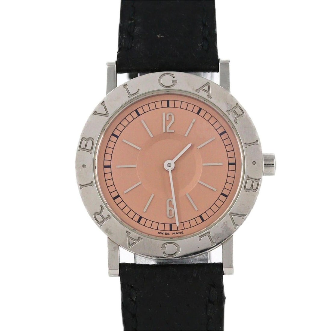 Bvlgari BB33SL SS Quartz Watch: --- Catalog ---Category: SizeCase Diameter: 33mm / 1.3''Category: DesignType: WristwatchGender: WomenColor (Dial): PinkMaterial (Case): Stainless steelCategory: GeneralMPN: BB33SLBrand: BvlgariCategor