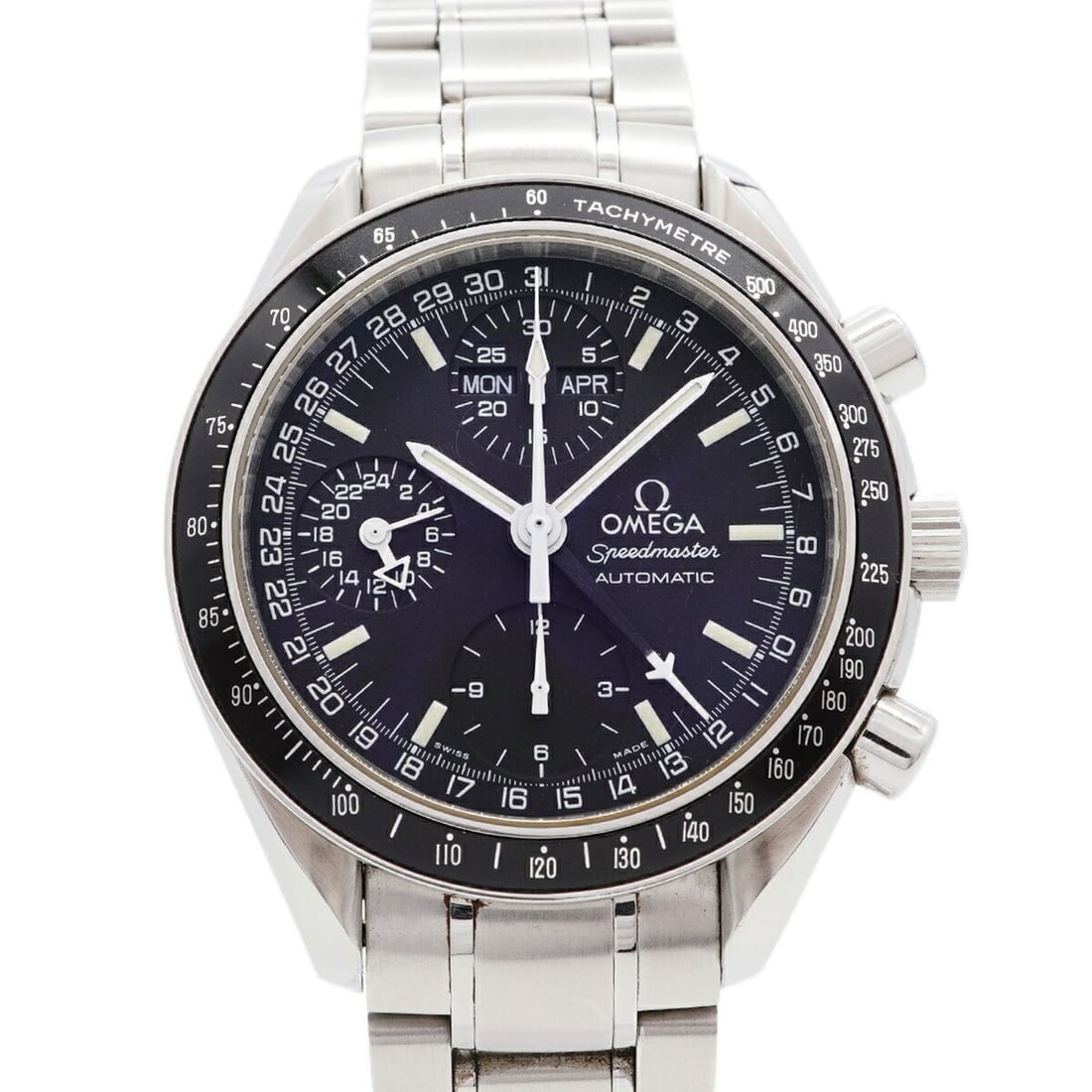 Omega Speedmaster Day-Date Mark 40 Cosmos 3520.50 Black Dial Men's Watch: --- Catalog ---Category: SizeWrist Size: 17cm / 6.69''Case Diameter: 39mm / 1.54''Category: DesignType: WristwatchGender: MenColor (Dial): BlackMaterial (Band): Stainless steelCategory: GeneralMPN: 35