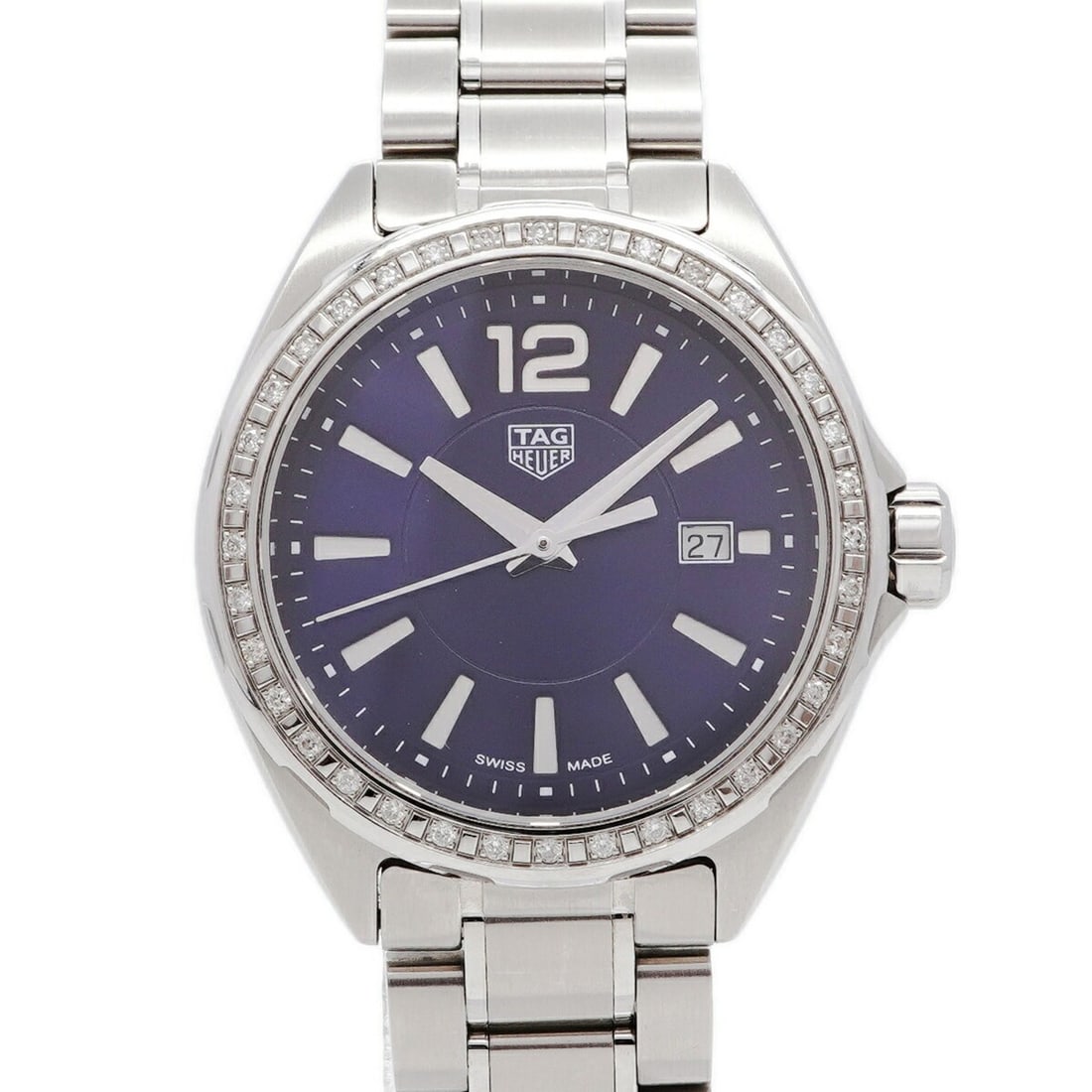 TAG Heuer Formula 1 Diamond Bezel WBJ1416 Blue Dial Women's Watch: --- Catalog ---Category: SizeWrist Size: 16cm / 6.29''Case Diameter: 32mm / 1.26''Category: DesignType: WristwatchGender: WomenColor (Dial): BlueMaterial (Band): Stainless steelCategory: GeneralMPN: W