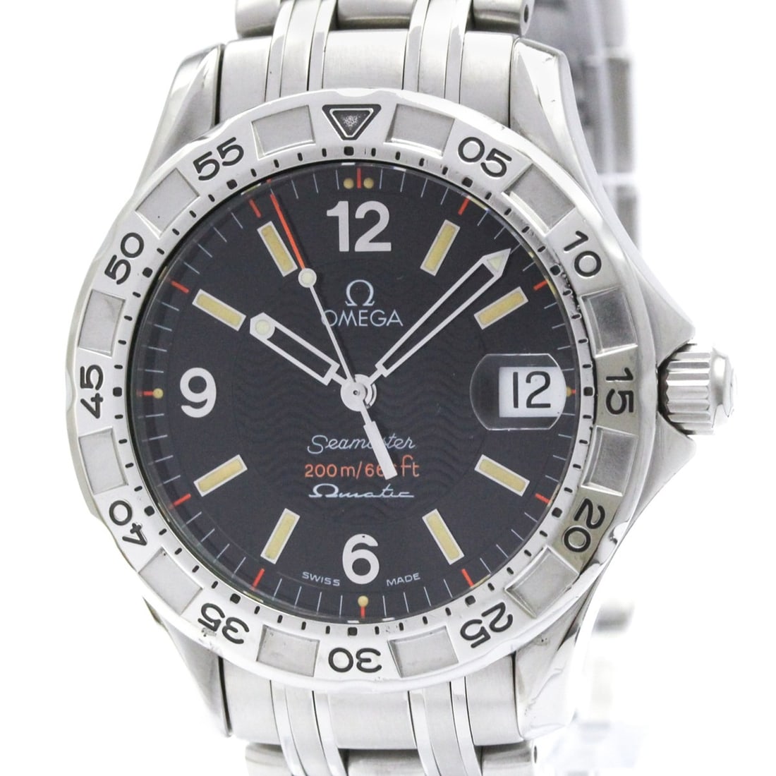 OMEGA Seamaster 200M Omegamatic Auto Quartz Mens Watch 2514.50 Polished: --- Catalog ---Category: SizeCase Diameter: 36mm / 1.42''Category: DesignType: WristwatchStyle: SportGender: MenColor (Dial): BlackMaterial (Band): Stainless steelMaterial (Case): Stainless steelCateg