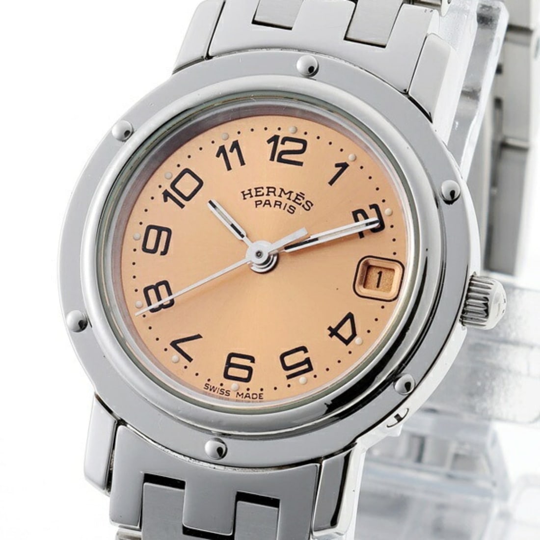 Hermes Clipper CL4.210 Pink Quartz Watch - 2
