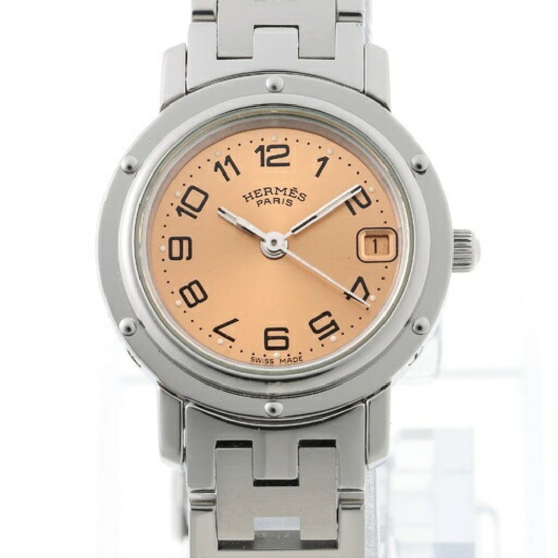 Hermes Clipper CL4.210 Pink Quartz Watch - 3